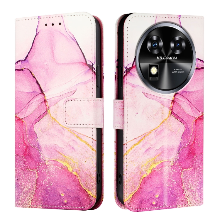 ART MARBLE Husă Portofel Pentru Oukitel C37 PINK