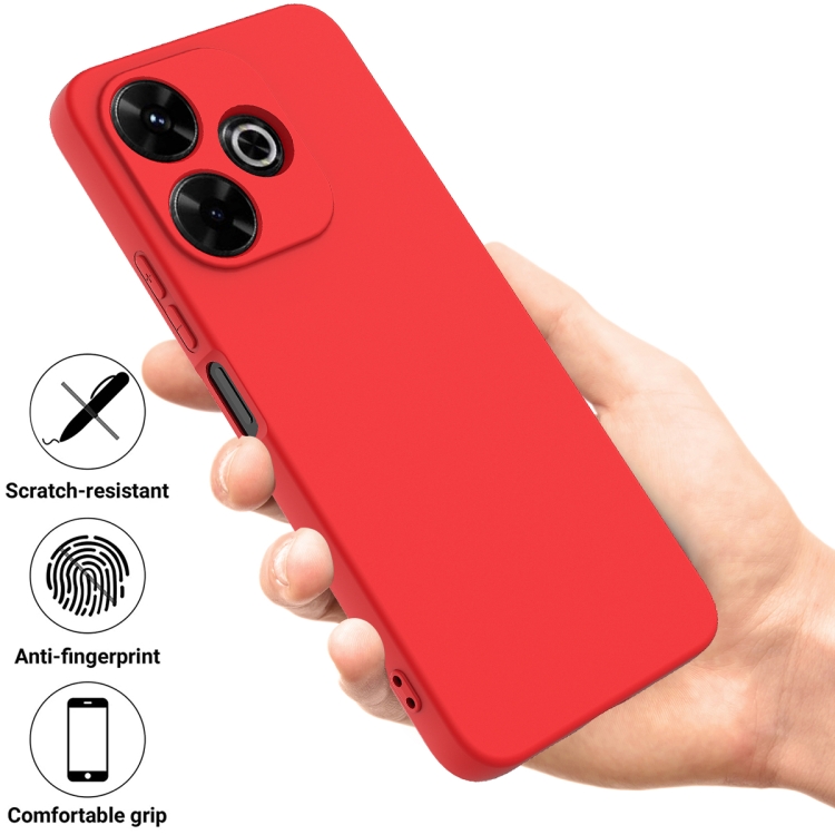 RUBBER Husă De Protecție Pentru Xiaomi Redmi 13 Red