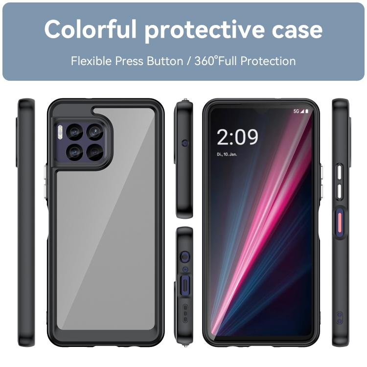 CRYSTAL Husă De Protecție Pentru T Phone 2 Pro Negru