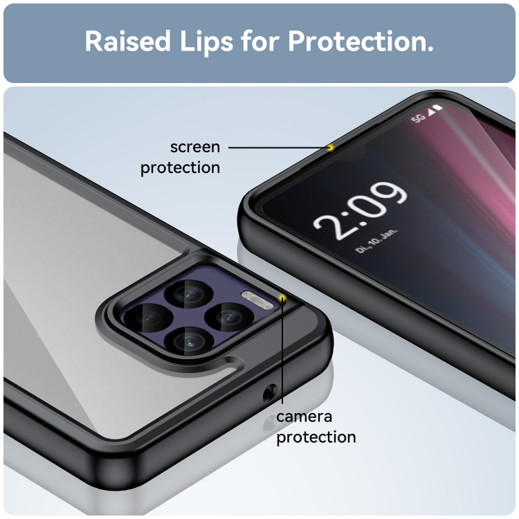 CRYSTAL Husă De Protecție Pentru T Phone 2 Pro Negru