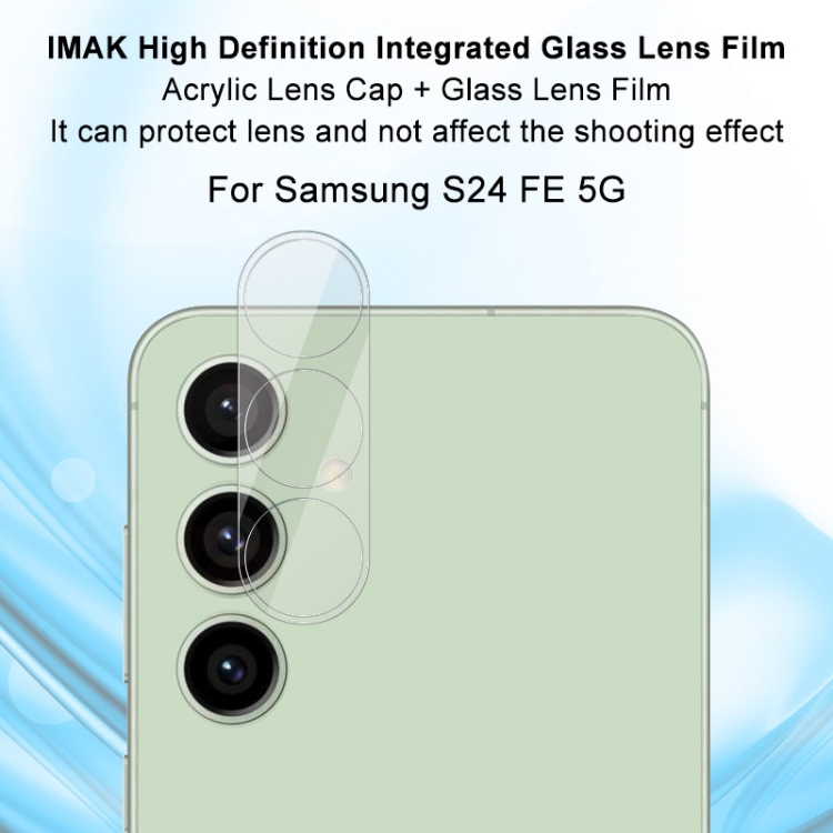 IMAK FULL COVER Sticla Camerei Samsung Galaxy S24 FE 5G TRANSPARENT