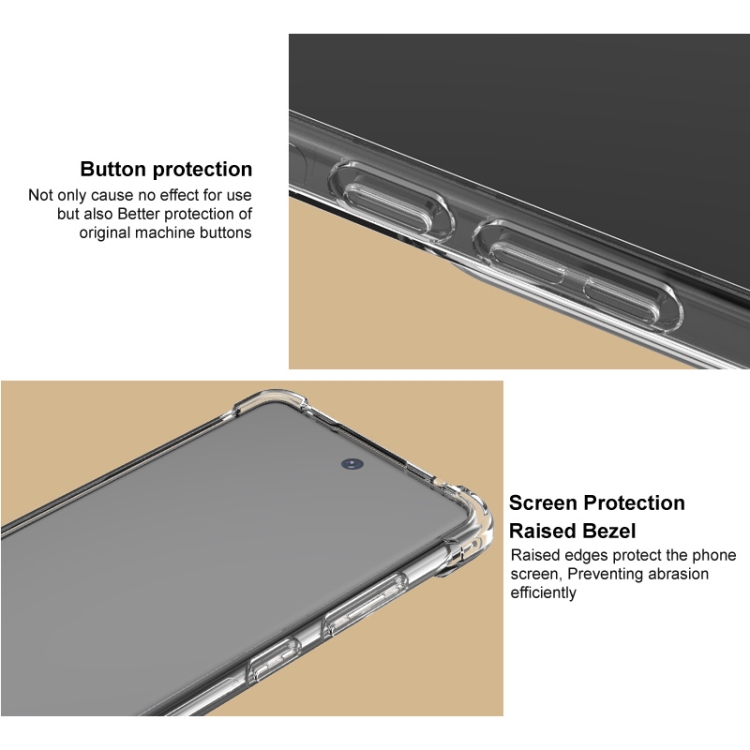 IMAK Capac De Protecție Pentru Motorola Moto G55 5G Transparent