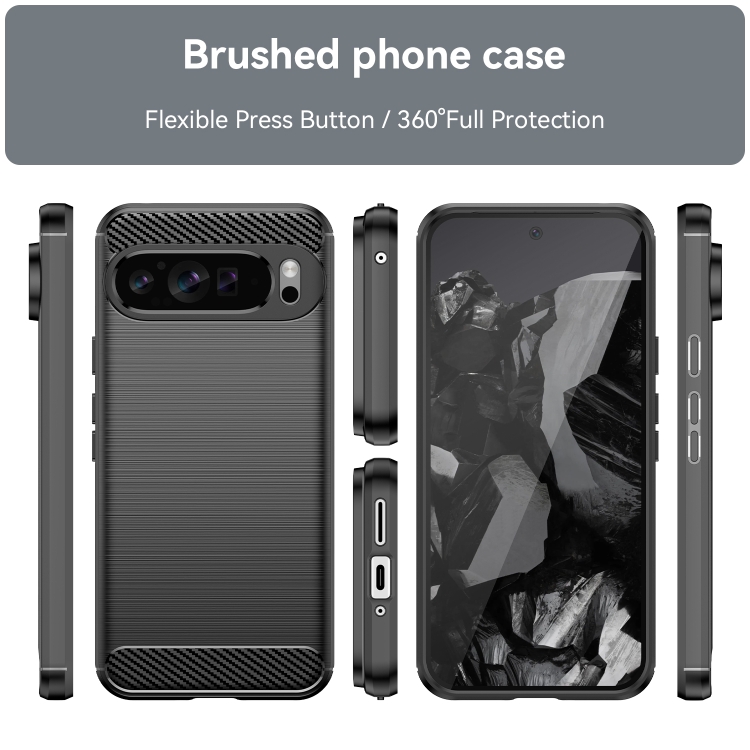 FLEXI TPU Husă De Protecție Google Pixel 9 Pro XL Negru