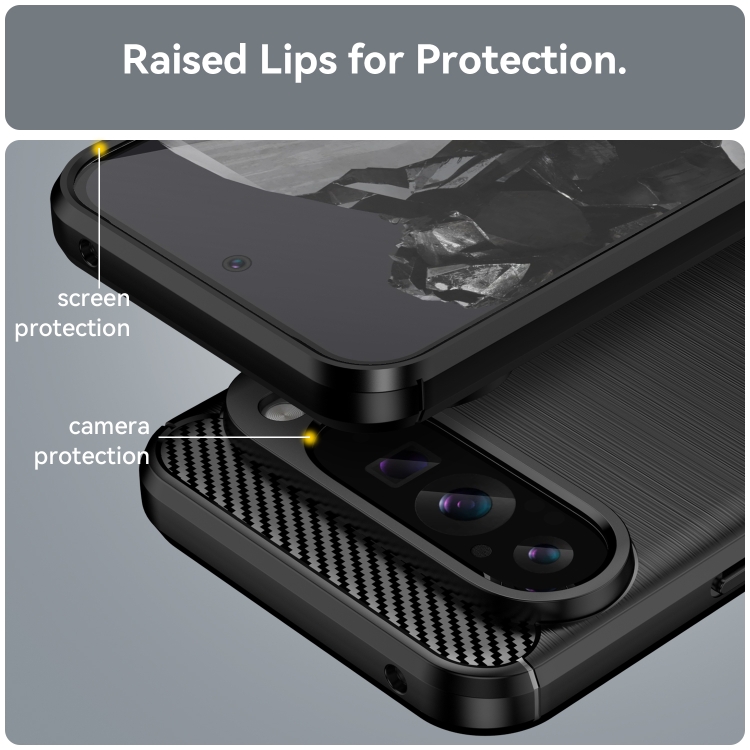 FLEXI TPU Husă De Protecție Google Pixel 9 Pro XL Negru