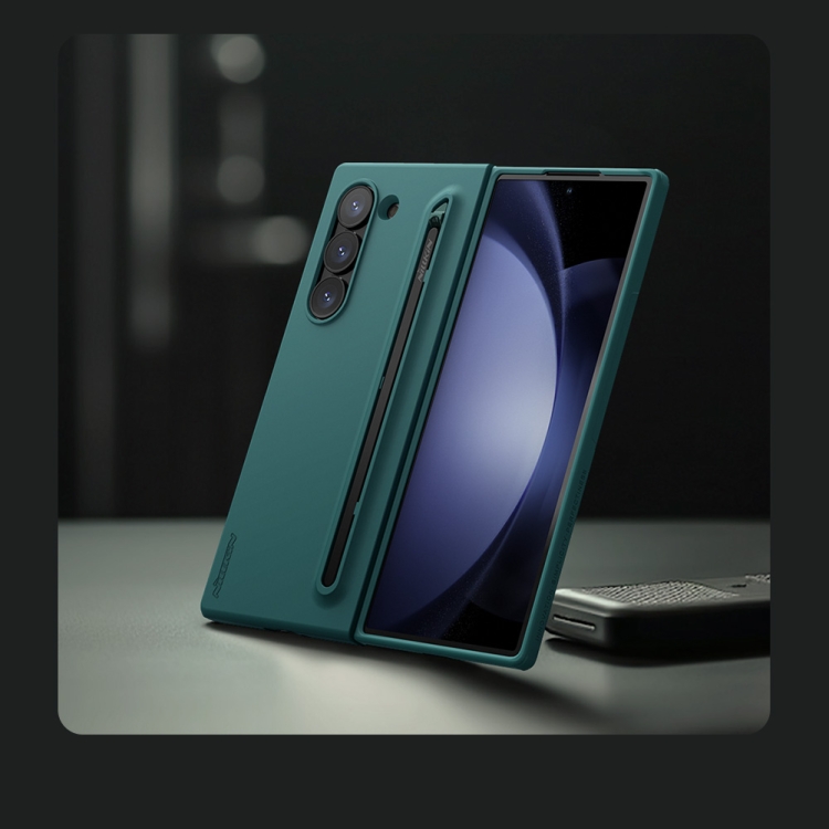 NILLKIN FLEX PURE Husă De Protecție Cu Stilou Pentru Samsung Galaxy Z Fold6 5G Verde