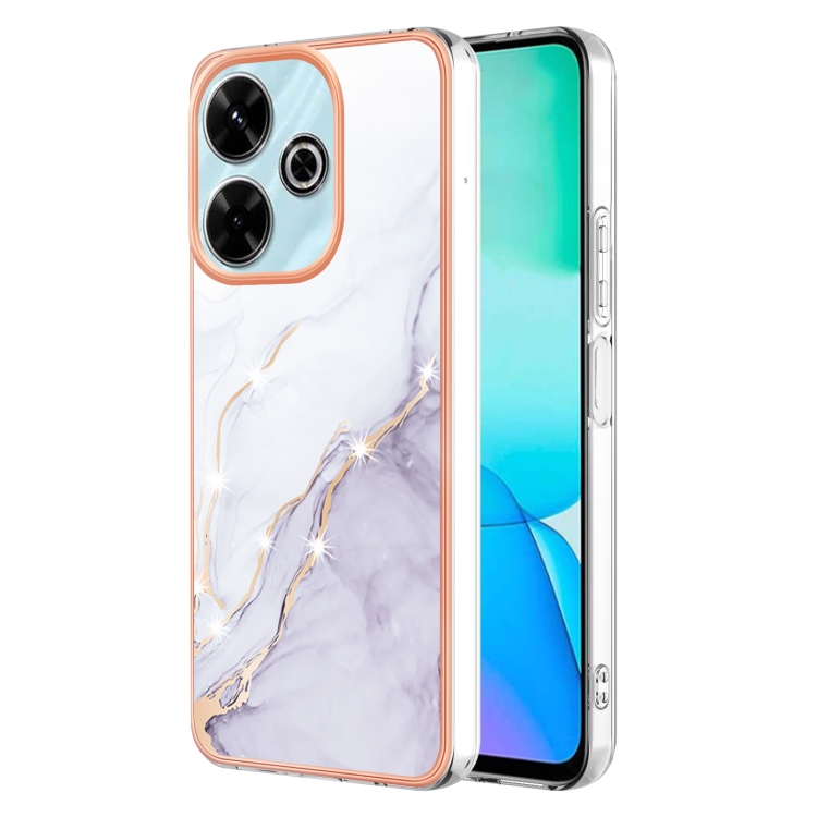 IMD MARBLE Husă De Protecție Pentru Xiaomi Redmi 13 WHITE