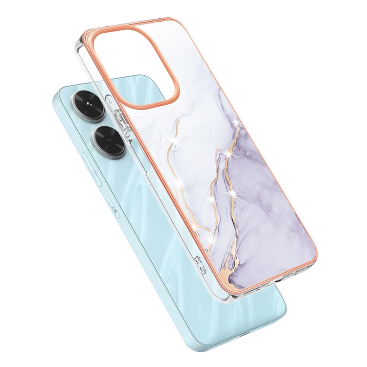 IMD MARBLE Husă De Protecție Pentru Xiaomi Redmi 13 WHITE