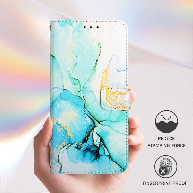 ART MARBLE Husă Portofel Pentru Xiaomi Redmi 13 GREEN