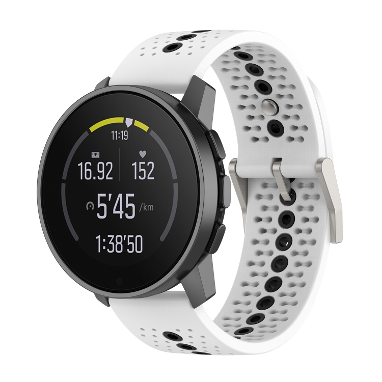 HOLE Curea Din Silicon Pentru Suunto Race S Alb