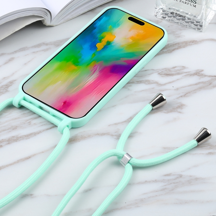 ROPE Capac Cu Snur Apple IPhone 16 Mentol