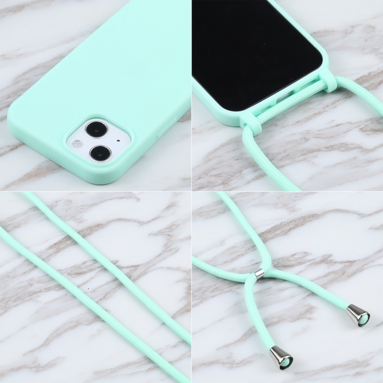 ROPE Capac Cu Snur Apple IPhone 16 Mentol