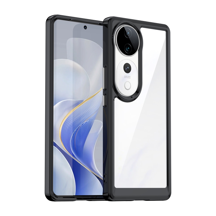 CRYSTAL Husă De Protecție Pentru Vivo V40 5G Negru