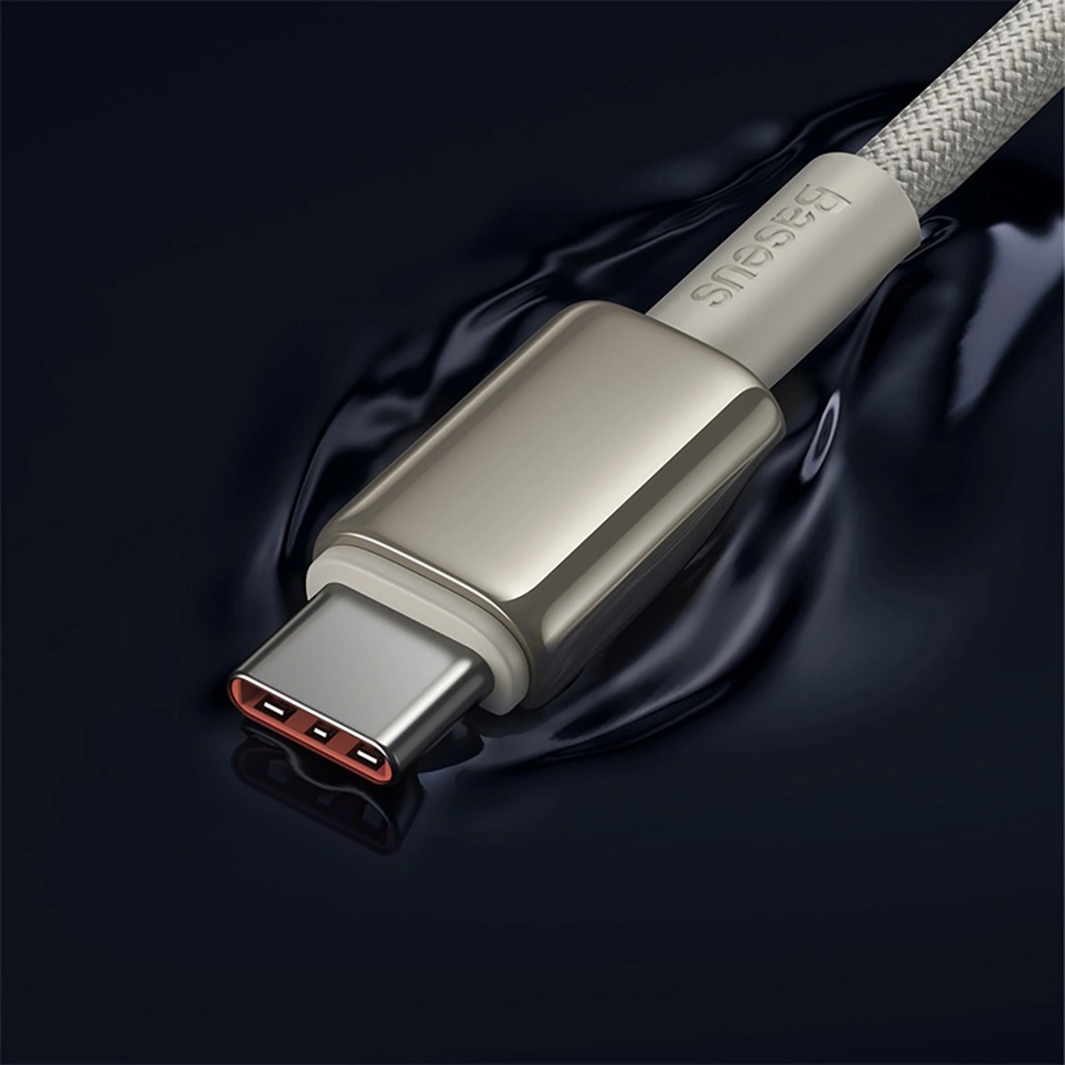 BASEUS TUNGSTEN GOLD 100W Cablu USB-C / USB-C 1 Metru Auriu