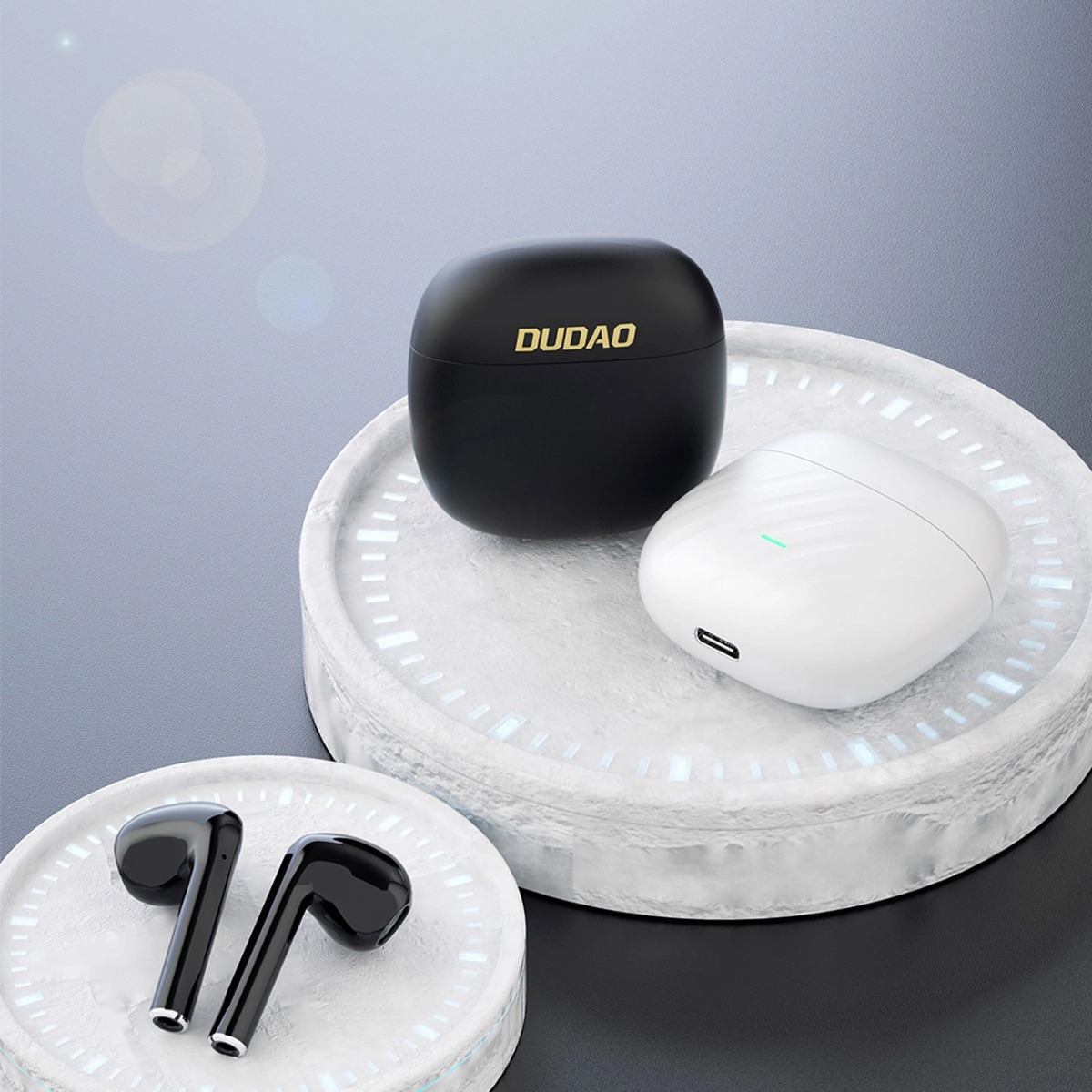 DUDAO U14+ Bezdrôtové Slúchadlá TWS Bluetooth 5.3 Negru