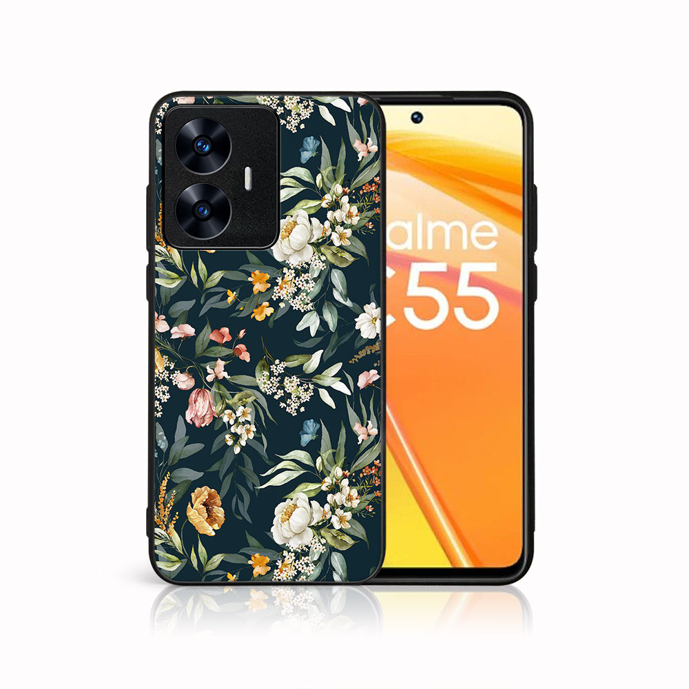 MY ART Husă De Protecție Pentru Realme C55 FLORAL (158)