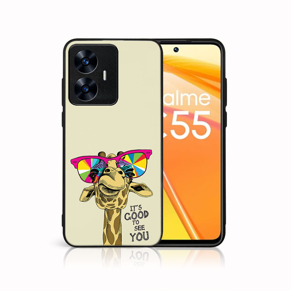 MY ART Husă De Protecție Pentru Realme C55 GIRAFFE (180)