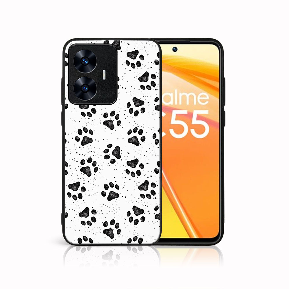 MY ART Husă De Protecție Pentru Realme C55 PAWS (185)