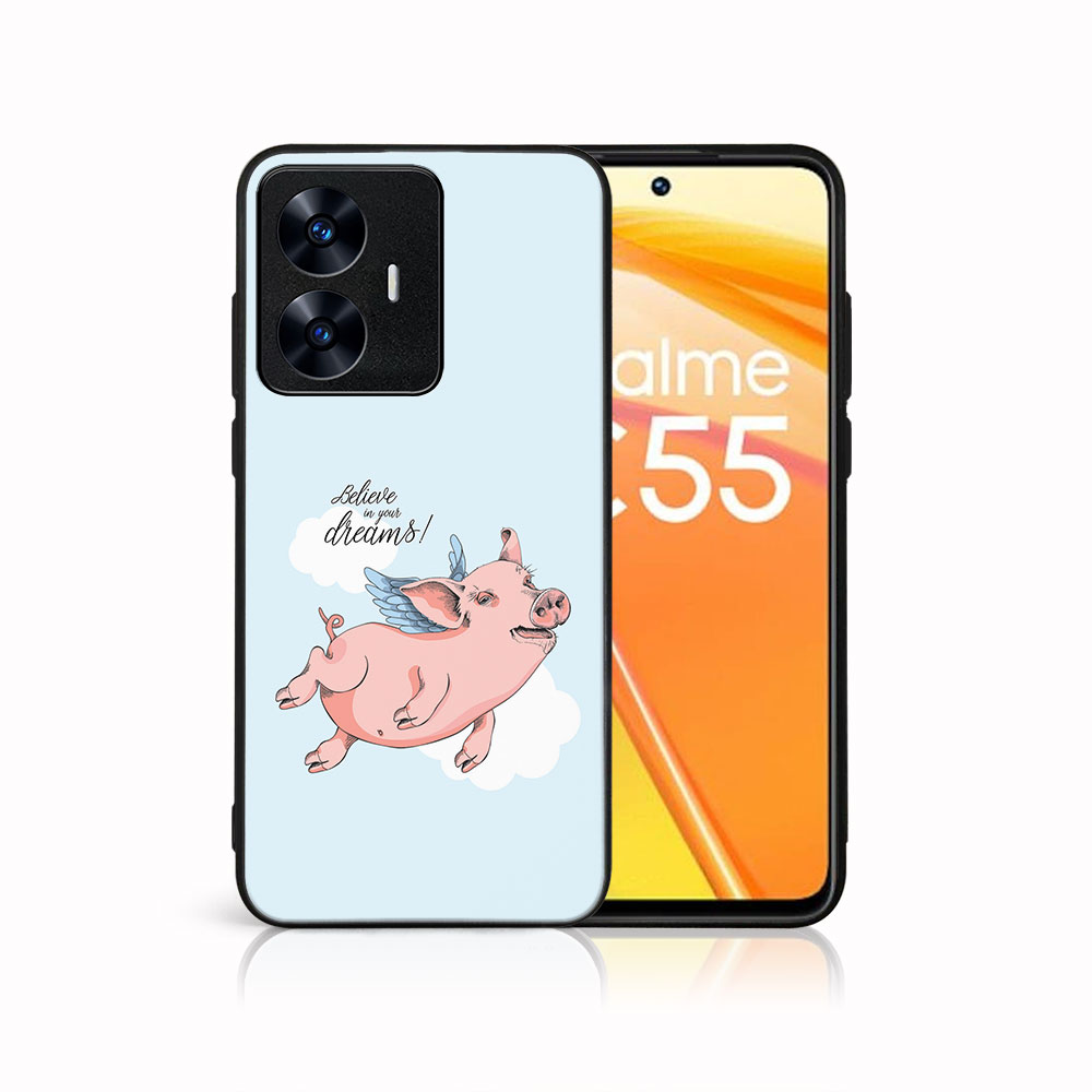 MY ART Husă De Protecție Pentru Realme C55 PIG (186)