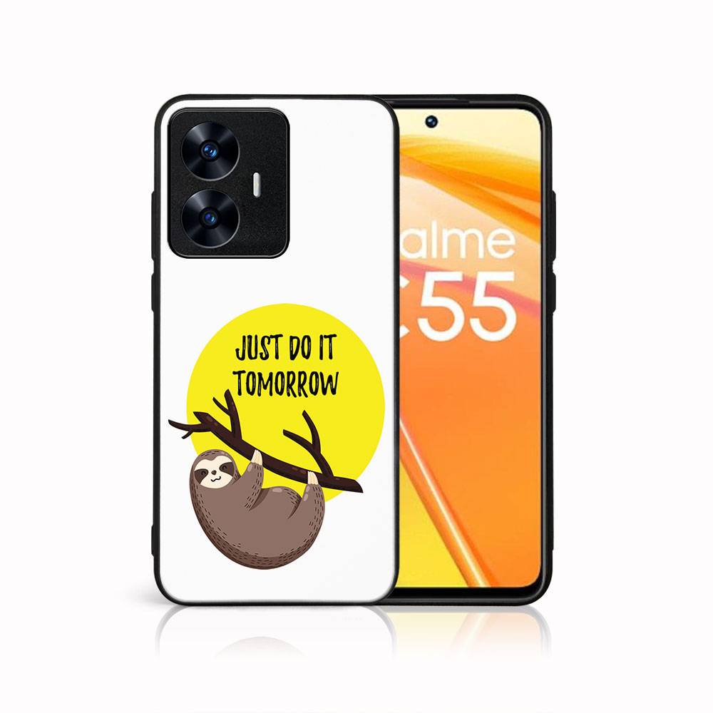 MY ART Husă De Protecție Pentru Realme C55 SLOTH (188)