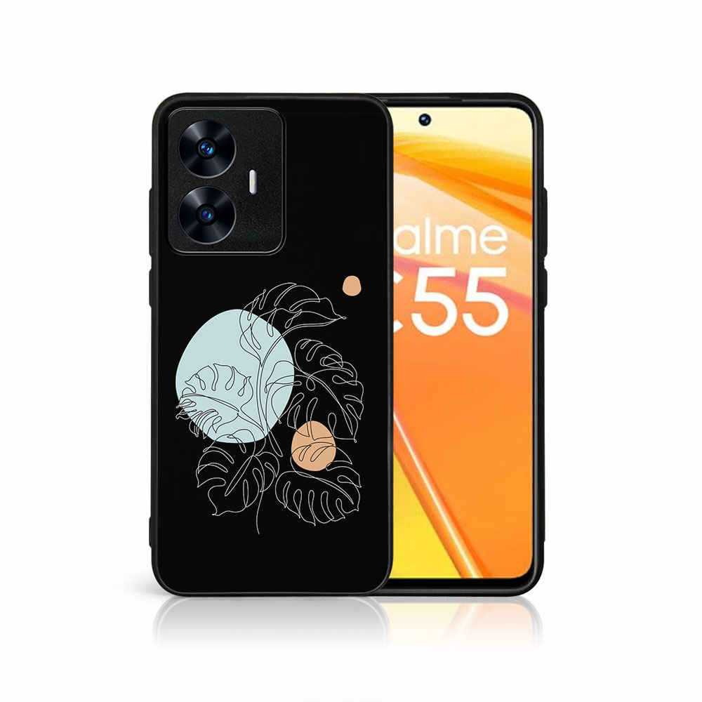 MY ART Husă De Protecție Pentru Realme C55 MONSTERA (194)