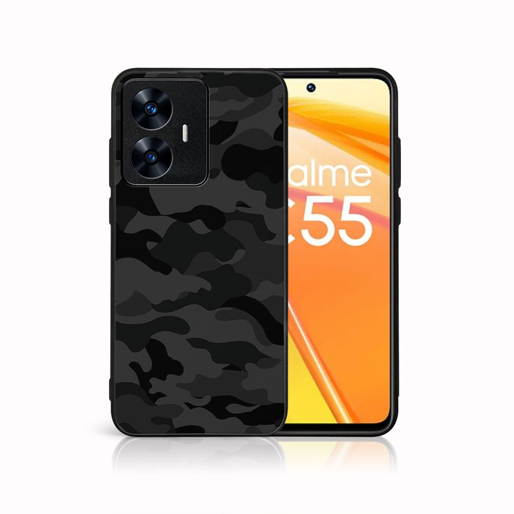 MY ART Husă De Protecție Pentru Realme C55 BLACK CAMO (234)