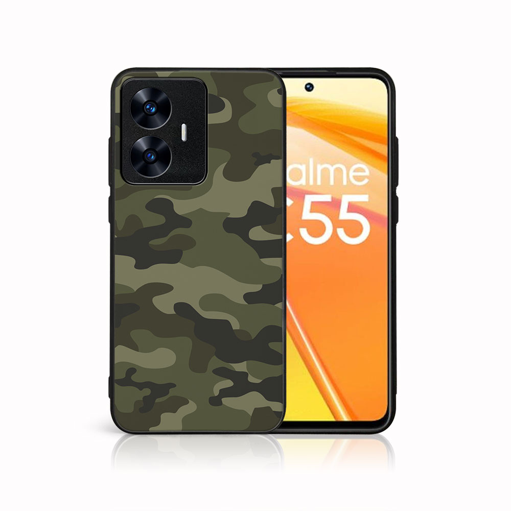 MY ART Husă De Protecție Pentru Realme C55 GREEN CAMO (235)