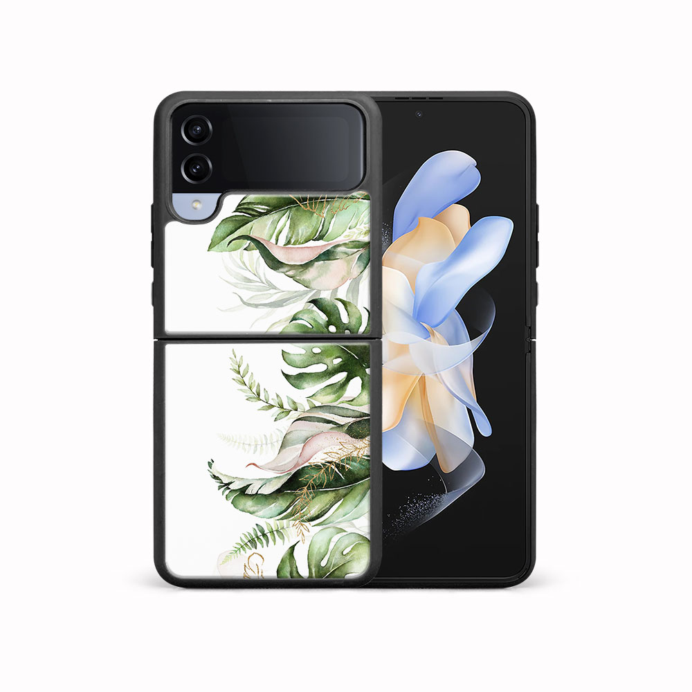 MY ART Husă De Protecție Pentru Samsung Galaxy Z Flip4 5G TROPICAL (154)