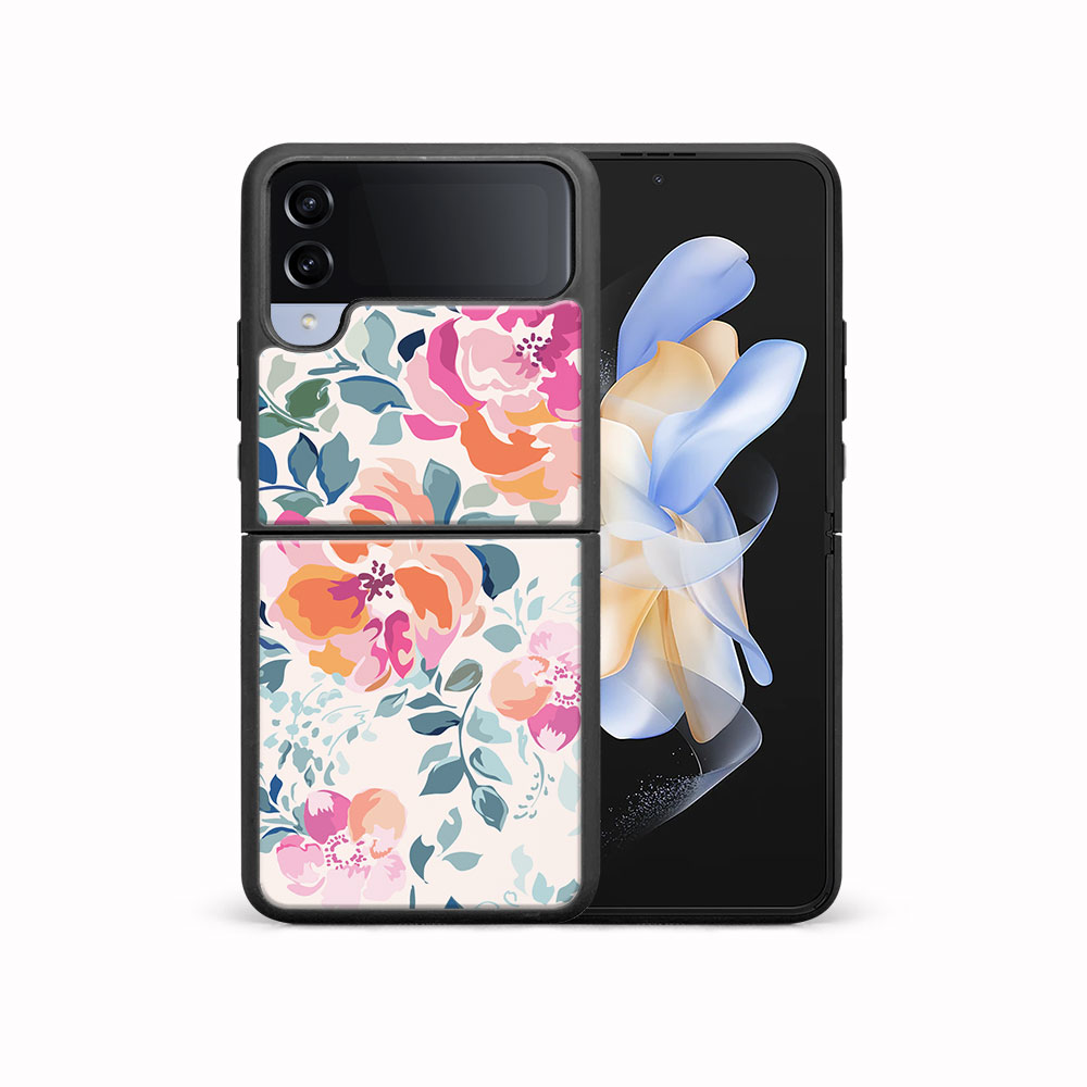 MY ART Husă De Protecție Pentru Samsung Galaxy Z Flip4 5G BLOSSOM (160)