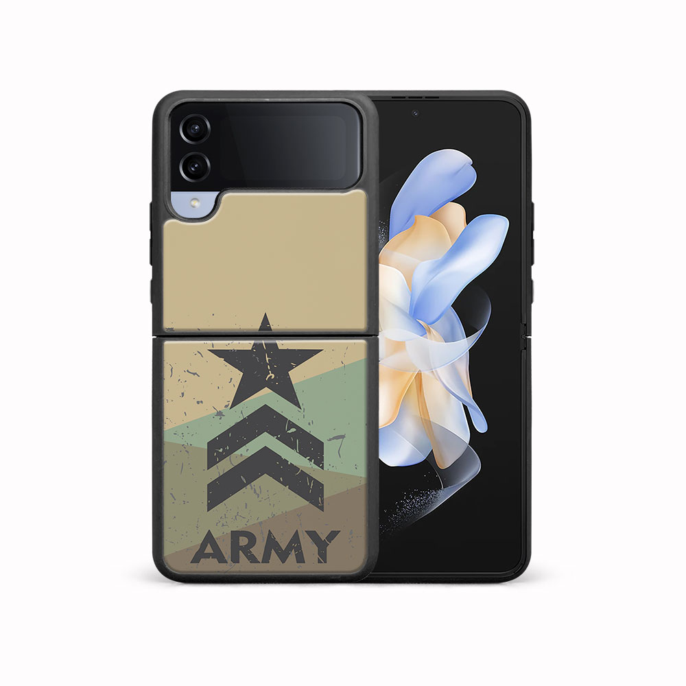 MY ART Capac De Protecție Pentru Samsung Galaxy Z Flip4 5G ARMY (236)