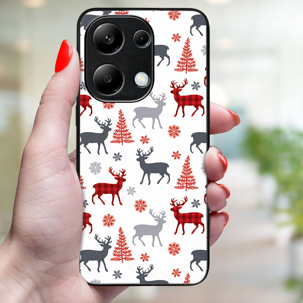 MY ART Husă Cu Design De Crăciun Xiaomi Redmi Note 13 Pro DEER (068)