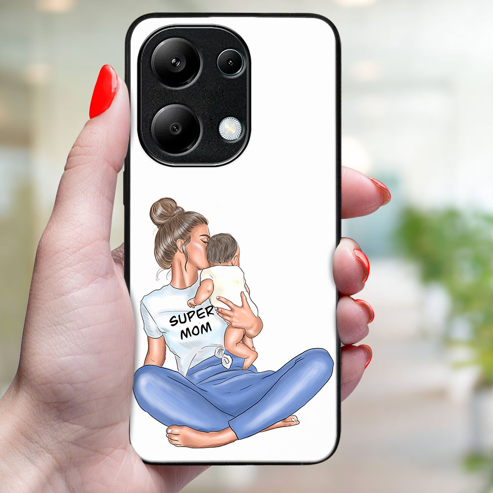 MY ART Husă De Protecție Pentru Xiaomi Redmi Note 13 SUPERMOM (112)