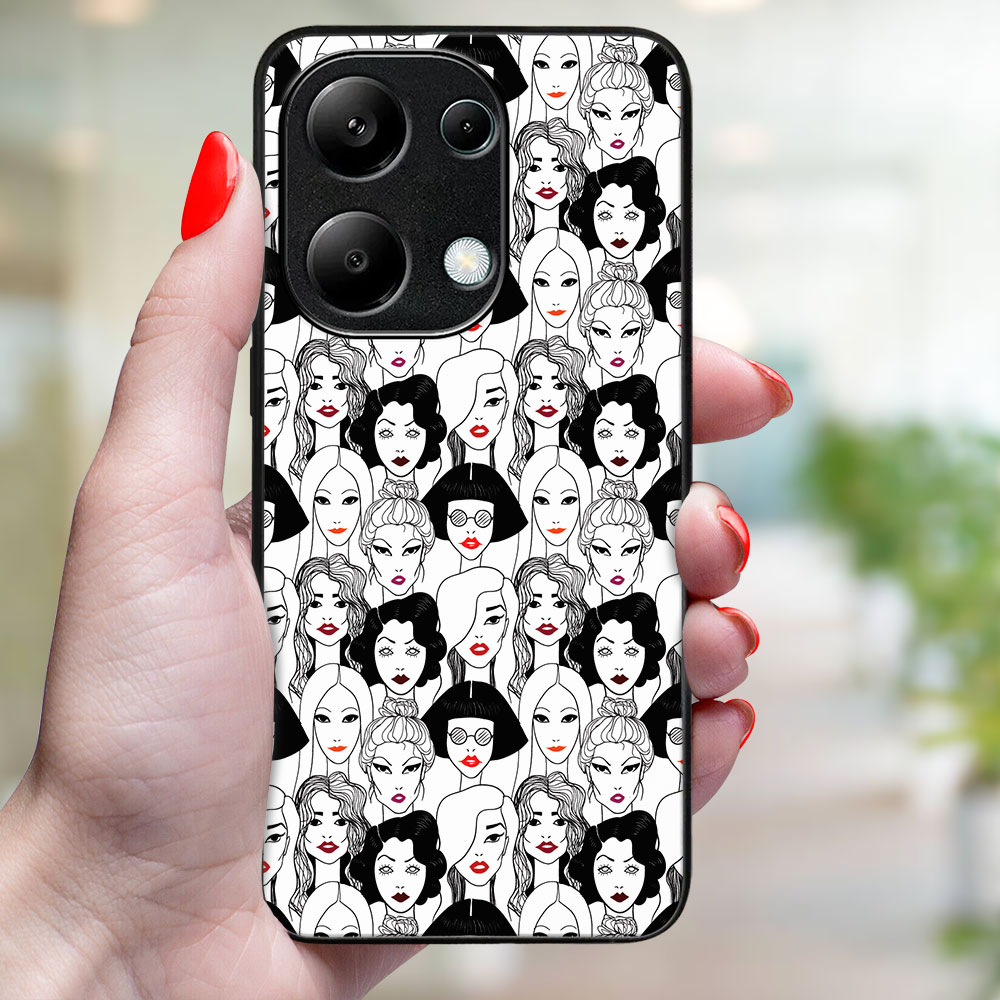 MY ART Husă De Protecție Pentru Xiaomi Redmi Note 13 LIPSTICK (174)