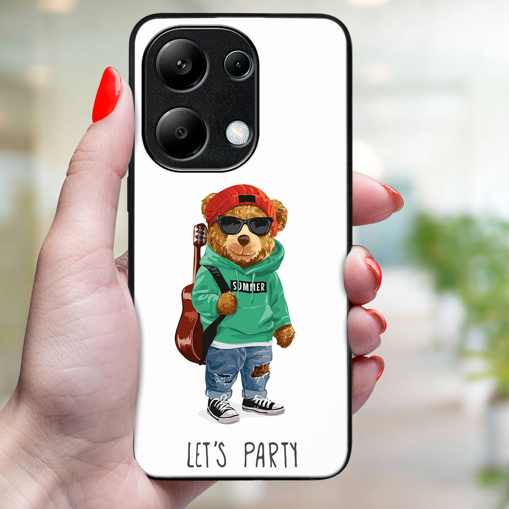 MY ART Husă De Protecție Pentru Xiaomi Redmi Note 13 ANIMALS BEAR (177)