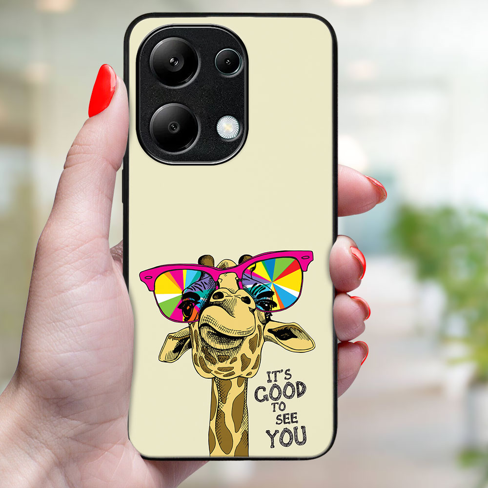 MY ART Husă De Protecție Pentru Xiaomi Redmi Note 13 GIRAFFE (180)