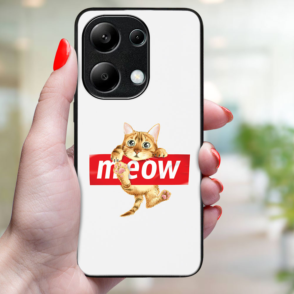 MY ART Husă De Protecție Pentru Xiaomi Redmi Note 13 MEOW (183)