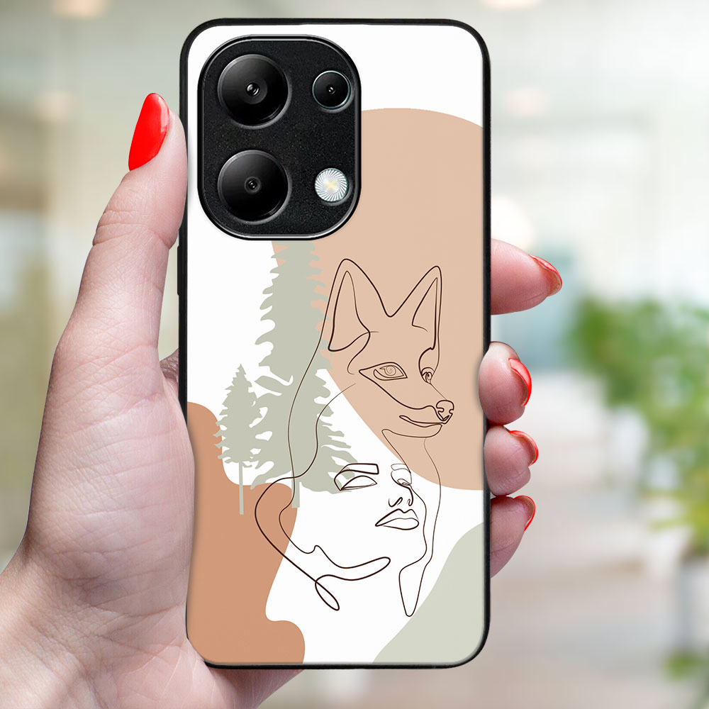 MY ART Husă De Protecție Pentru Xiaomi Redmi Note 13 FOX (191)