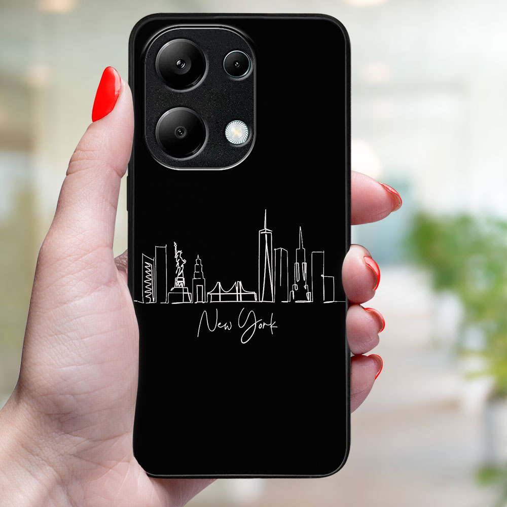 MY ART Husă De Protecție Pentru Xiaomi Redmi Note 13 Pro NEW YORK (207)