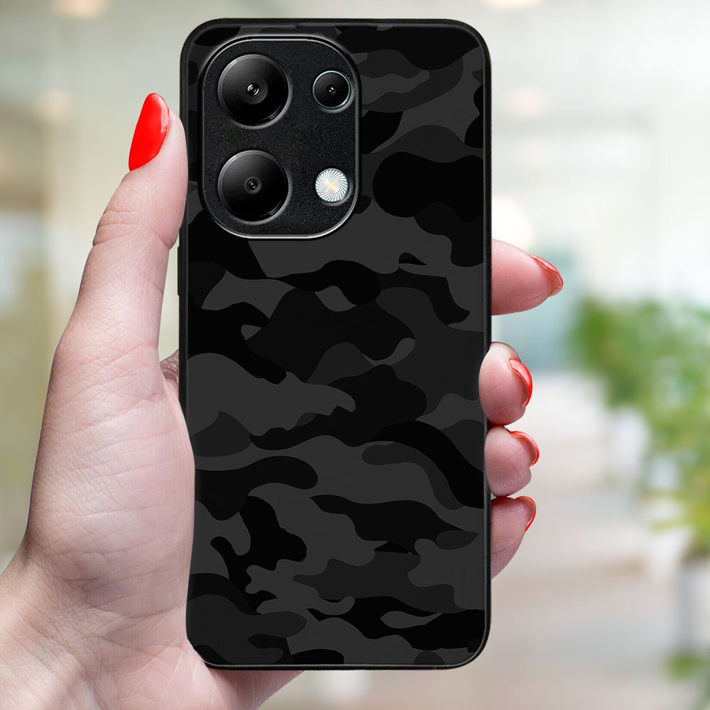 MY ART Husă De Protecție Pentru Xiaomi Redmi Note 13 BLACK CAMO (234)