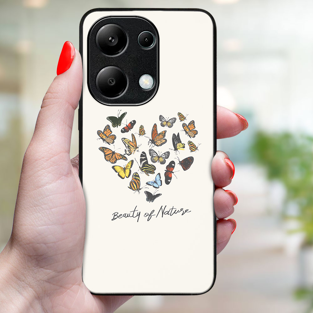 MY ART Husă De Protecție Pentru Xiaomi Redmi Note 13 BUTTERFLIES (240)