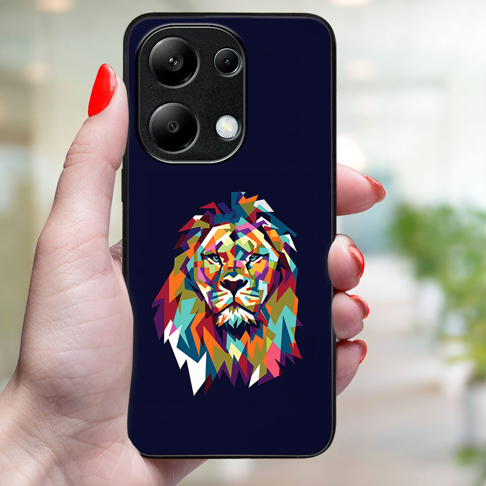 MY ART Husă De Protecție Pentru Xiaomi Redmi Note 13 LION (246)