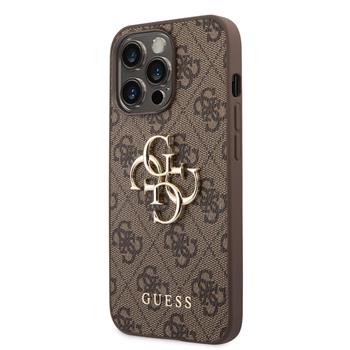 Capac GUESS 4G METAL Pentru Apple IPhone 14 Pro Max Maro