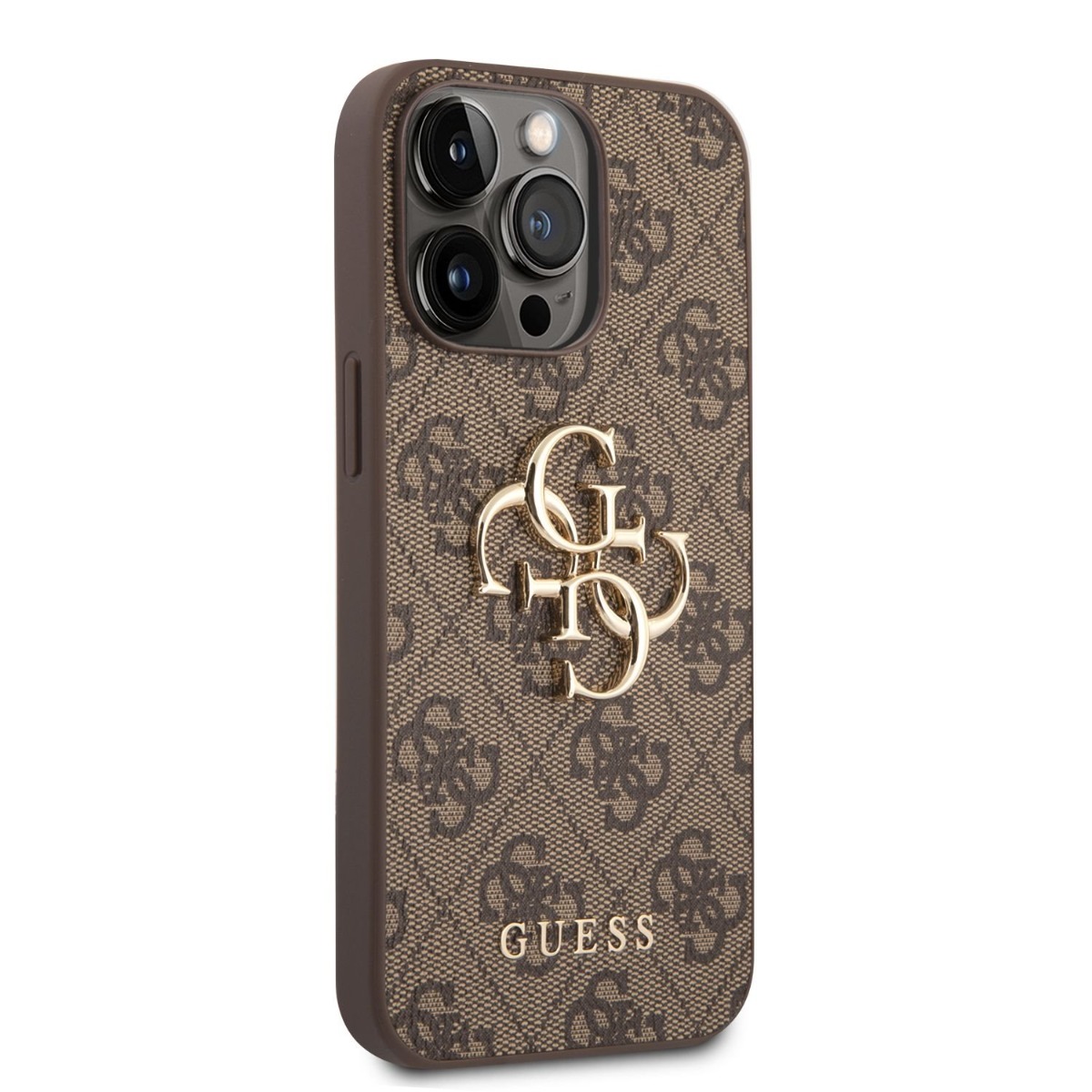 Capac GUESS 4G METAL Pentru Apple IPhone 14 Pro Max Maro