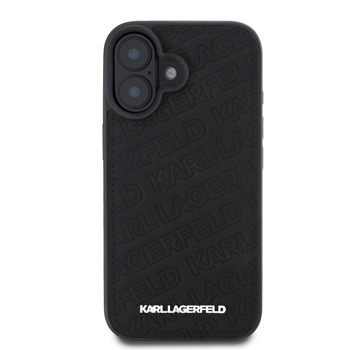 KARL LAGERFELD PU QUILTED Husă Spate Pentru Apple IPhone 16 Negru