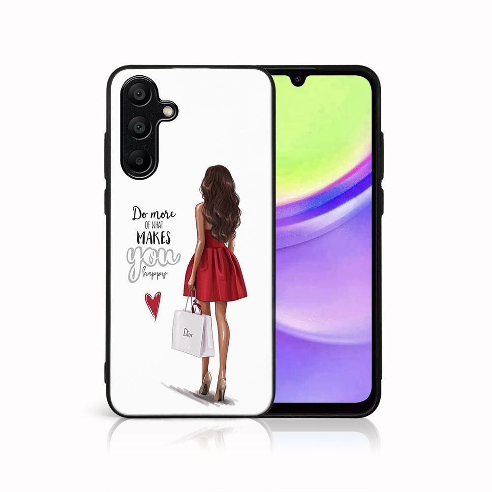 MY ART Husă De Protecție Pentru Samsung Galaxy A25 5G RED DRESS (137)