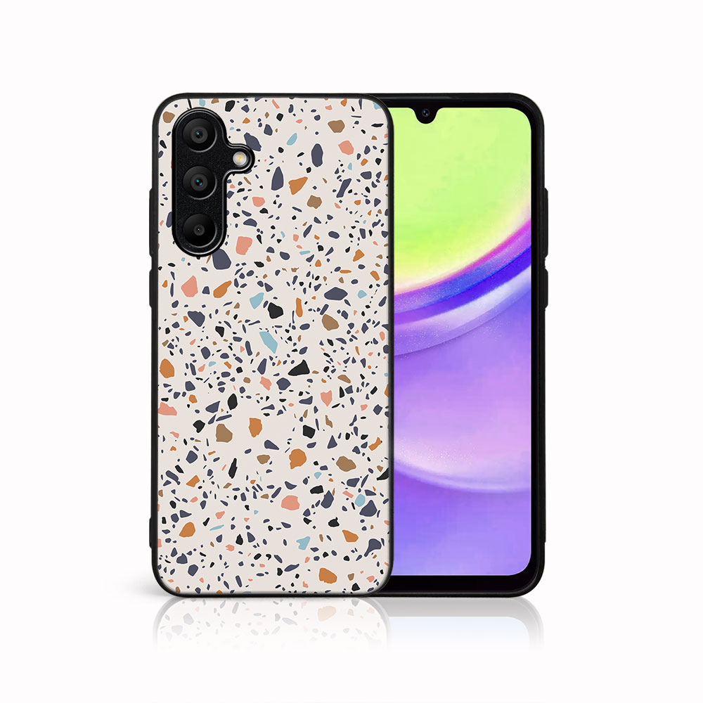 MY ART Husă De Protecție Pentru Samsung Galaxy A25 5G BEIGE TERRAZZO (162)