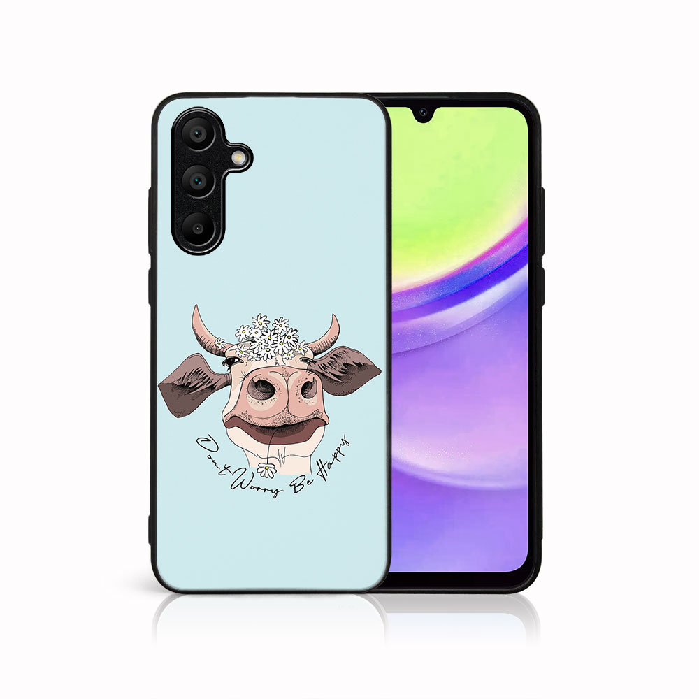 MY ART Husă De Protecție Pentru Samsung Galaxy A25 5G HAPPY COW (181)