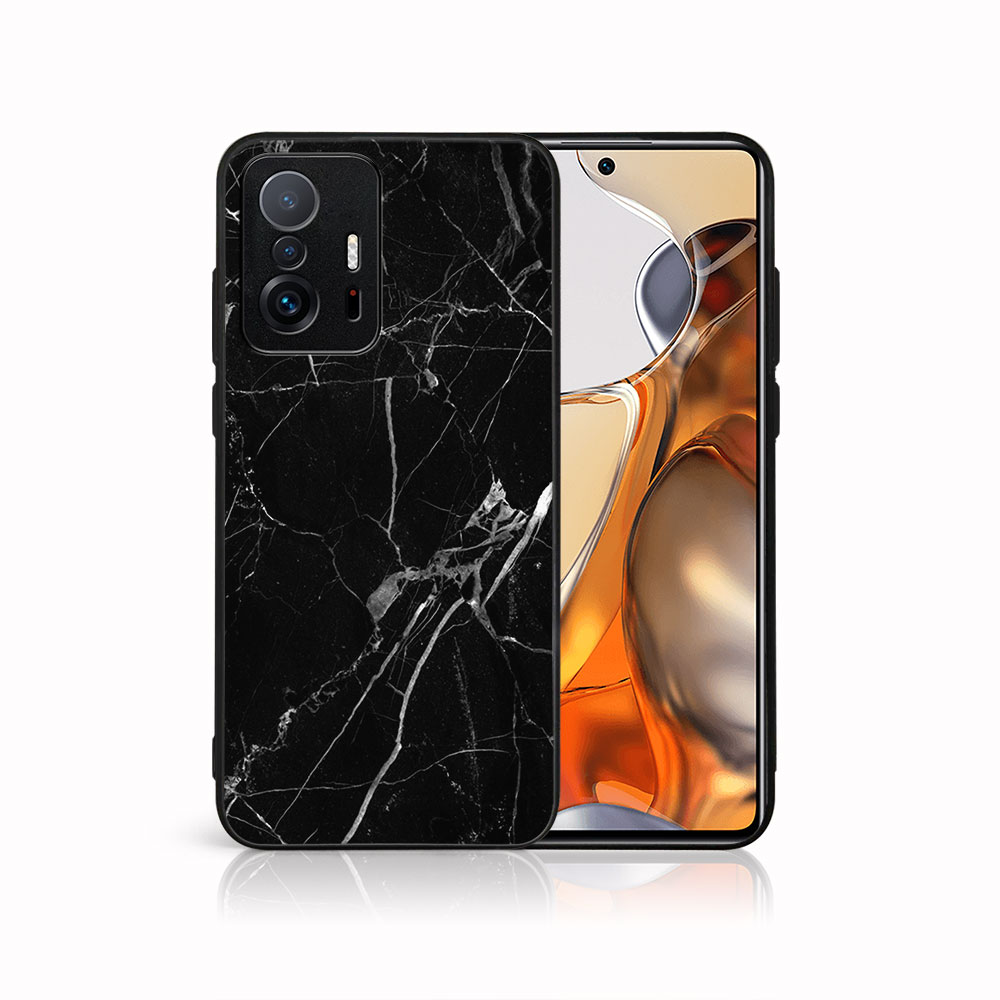 MY ART Capac De Protecție Pentru Xiaomi 11T / 11T Pro BLACK MARBLE (142)