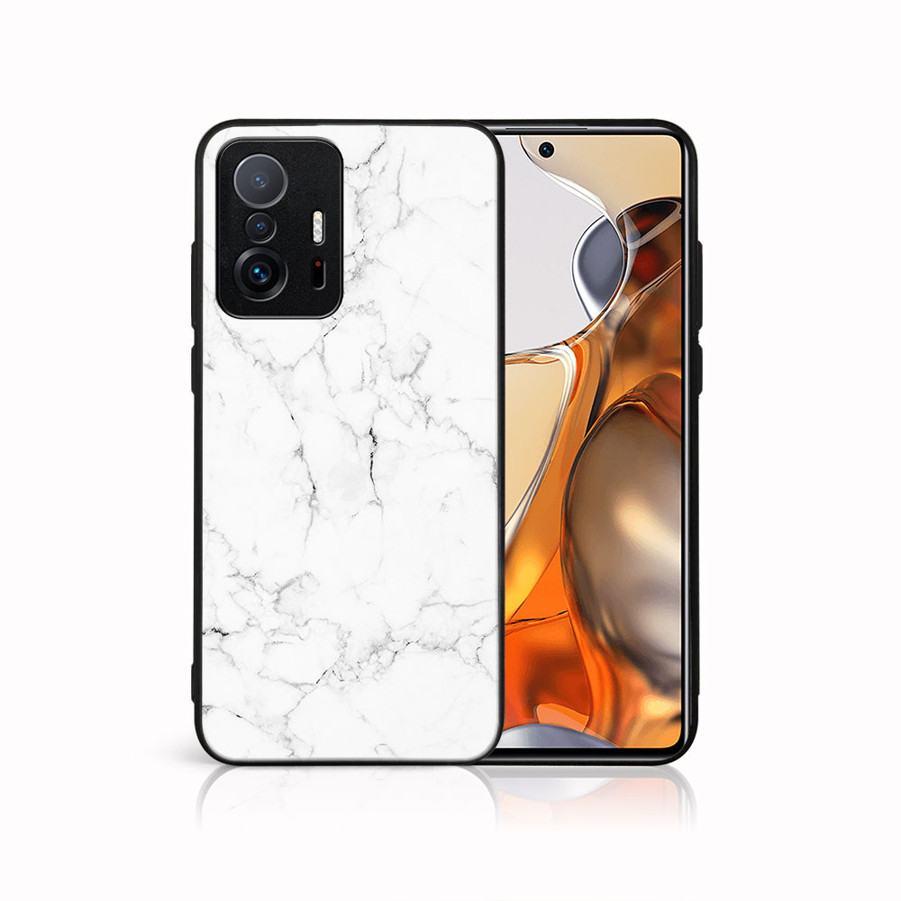 MY ART Capac De Protecție Pentru Xiaomi 11T / 11T Pro WHITE MARBLE (144)