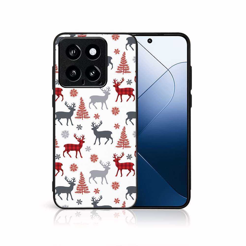 MY ART Capac Cu Design De Crăciun Xiaomi 14 DEER (068)