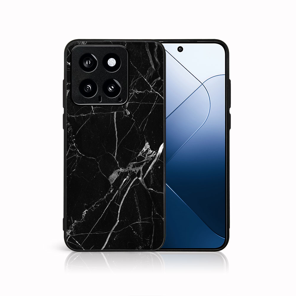 MY ART Capac De Protecție Pentru Xiaomi 14 BLACK MARBLE (142)